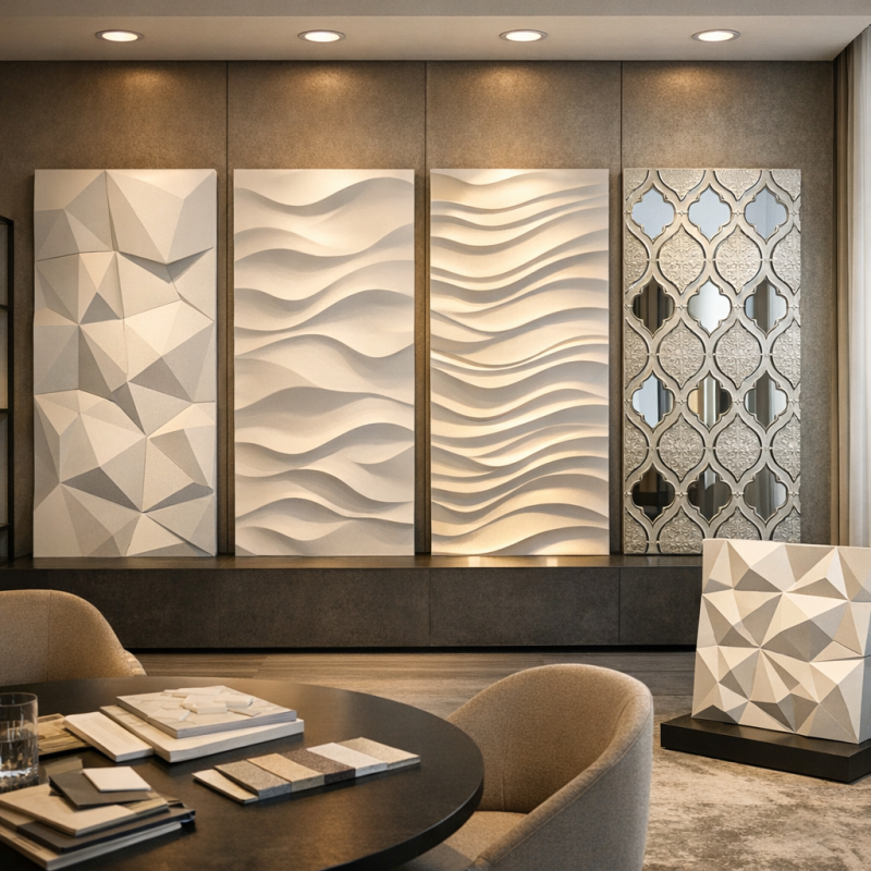 Обзор 3D панелей Artpole: коллекции Дизайны под заказ, FOG, SURF + LED, SULTAN + стекло, LAMBERT | обзор №372