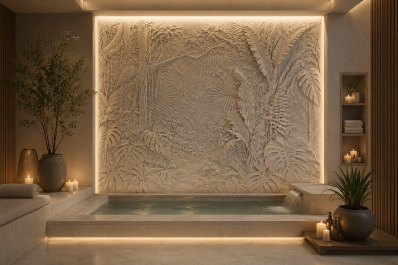 Панно джунгли на стену: эффектный природный акцент для интерьера
