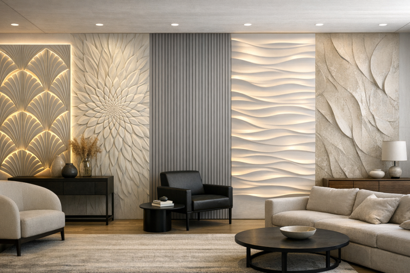 3D панели Artpole для интерьера — обзор PALMETTE + LED, Sunflower, PARALINE S, SILK LED, SOUL | обзор №181
