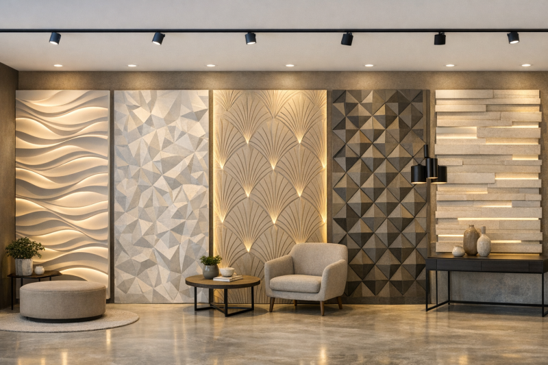 3D панели Artpole для интерьера — обзор FUSION + LED, WALLFROST, PALMETTE + LED, CROSS, SPLIT + LED | обзор №264