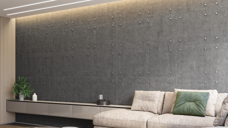 LOFT-BETON PLATINUM — гипсовые панели с готовым покрытием в стиле loft