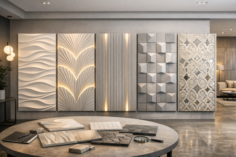 Сравнение гипсовых панелей Artpole — серии ELION, PALMETTE + LED, BARCODE BIG + LED, MATRIX, SULTAN + стекло | обзор №38