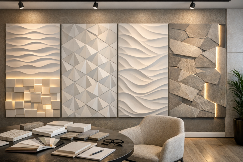 3D панели Artpole для интерьера — обзор LIST + LED, ELION, AURA, GALT + LED, SKETCH | обзор №160