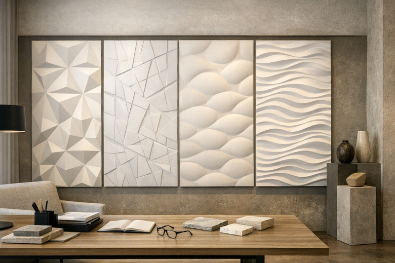 3D панели Artpole для интерьера — обзор MEMFIS, SKETCH, COTTON, WAVE, CRAFT | обзор №245