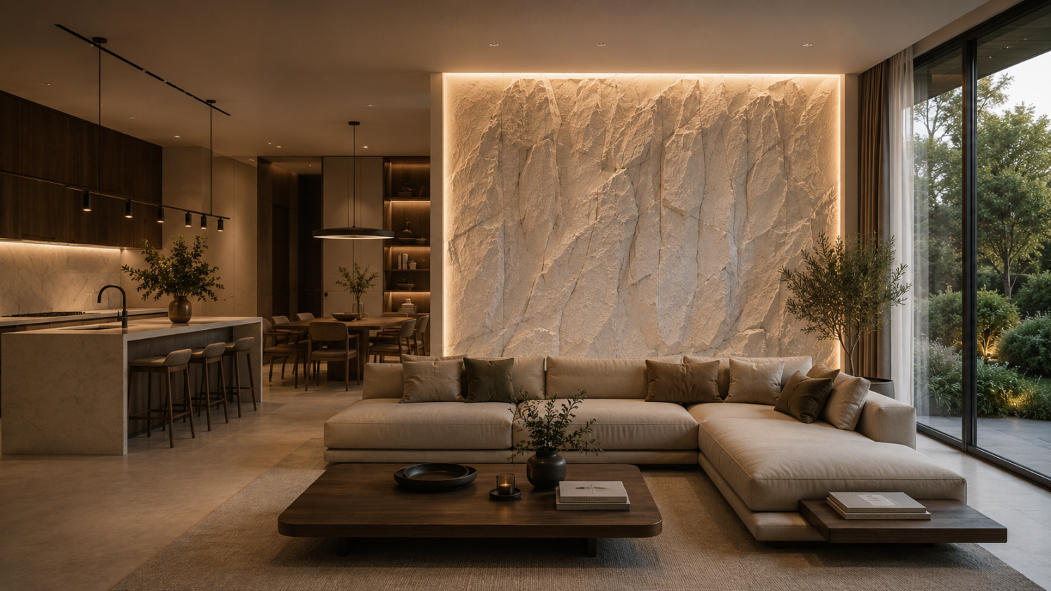 Granite: почему фактура гранитной скалы остаётся актуальной в интерьере Granite: почему фактура гранитной скалы остаётся актуальной в интерьере