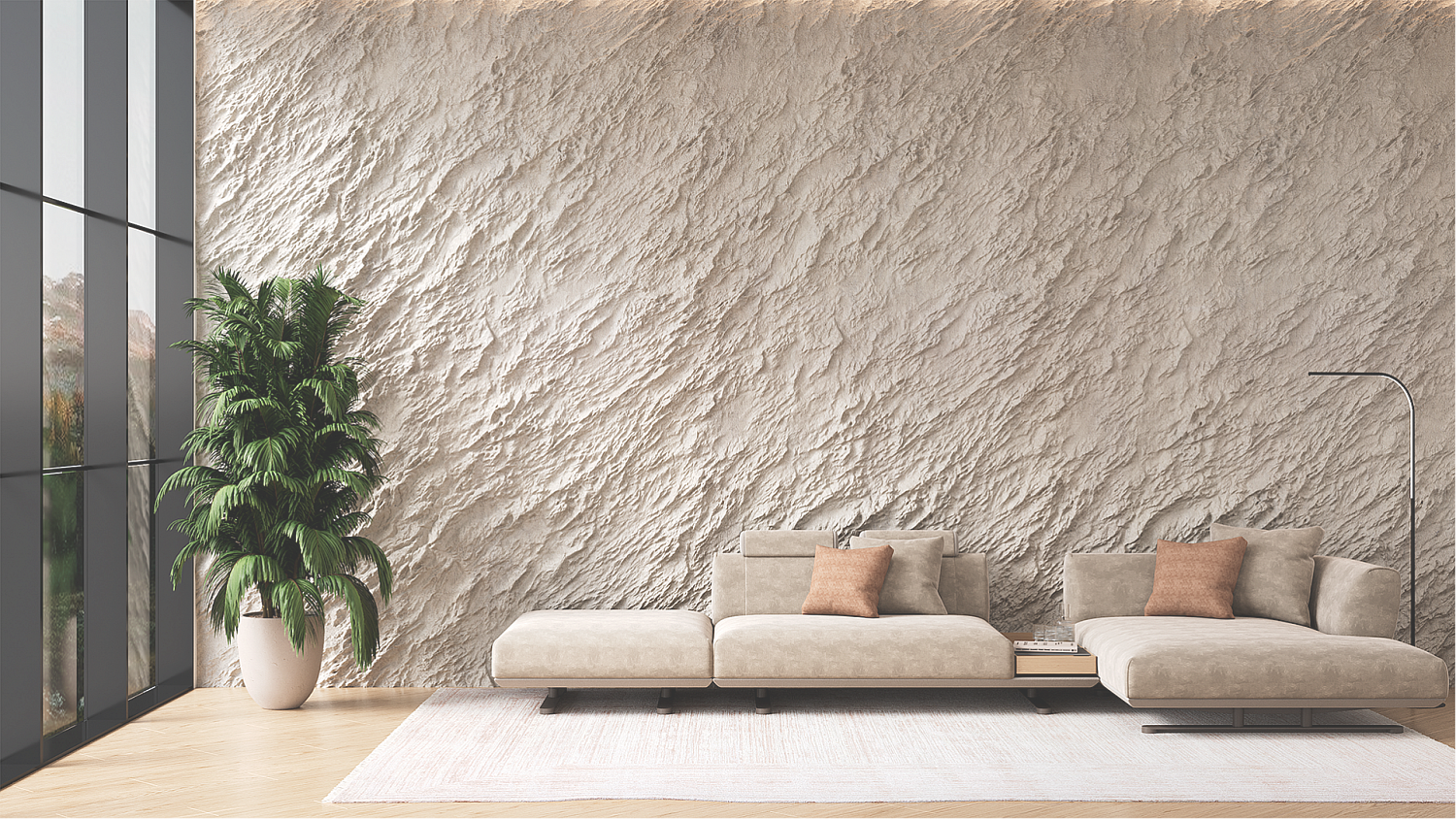 3D-панно Travertine — фактурная глубина и архитектурная выразительность