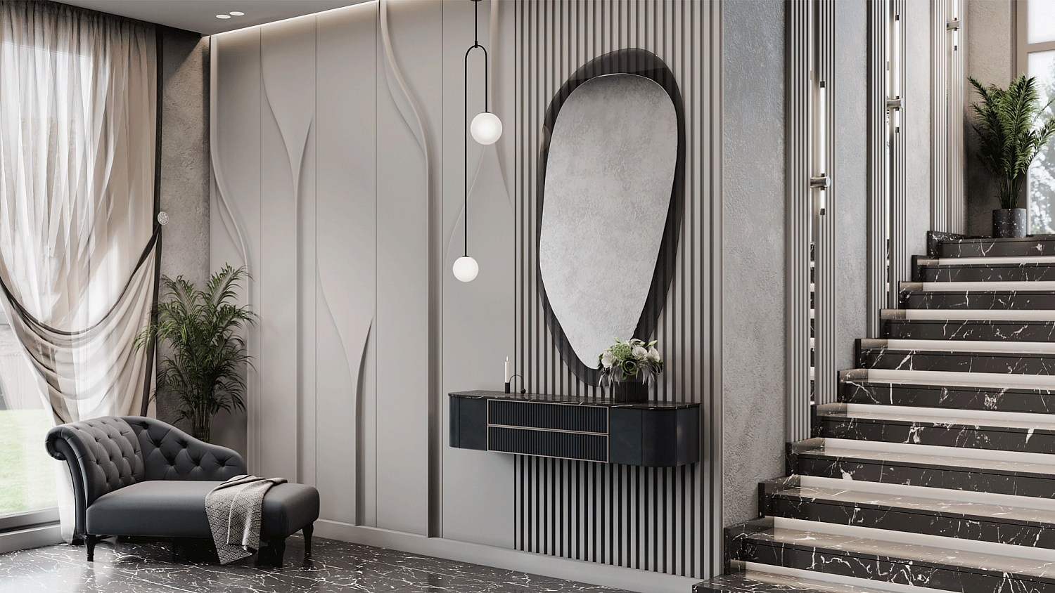 3D-панно Perfecto — чёткая геометрия и гармоничный рельеф в интерьере