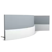 Многофункциональный профиль гибкий Orac Decor SX163F Square Полиуретан 2000*102*13 мм