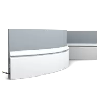 Плинтус гибкий Orac Decor SX118F Contour Дюрополимер 2000*138*18 мм