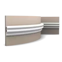Молдинг гибкий Orac Decor P4025 F Полиуретан 2000*83*34 мм