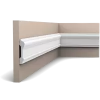 Молдинг гибкий Orac Decor P9010F Полиуретан 2000*91*30 мм