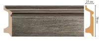 Цветной напольный плинтус Decomaster D122-86 (78*21*2400 мм)