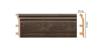 Цветной напольный плинтус Decomaster D233-81 (120*23*2400 мм)