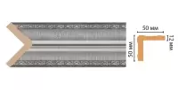 Цветной угол Decomaster 142-55 (51*51*2400)