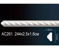 Молдинг гибкий AС261F Перфект Полиуретан 2300*25*16 мм