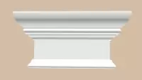Капитель Decomaster DK-82231A (к пилястре DK-82230 и DK-82240)