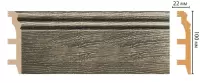 Цветной напольный плинтус Decomaster D232-86 (100*22*2400 мм)