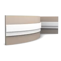 Молдинг гибкий Orac Decor P9900F Полиуретан 2000*80*10 мм