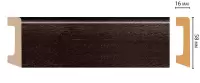 Цветной напольный плинтус Decomaster D234-433 (58*16*2400 мм)