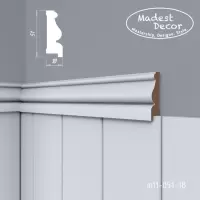 Молдинг для стеновой панели Madest Decor MW11-051-18 МДФ 2400*51*18 мм