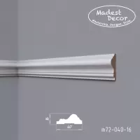 Молдинг Madest Decor M72-040-16 МДФ 2400*40*16 мм