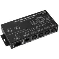 Контроллер-распределитель LN-DMX-4CH (230V) (Arlight, IP20 Металл, 1 год)