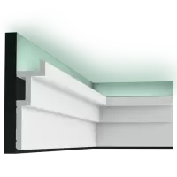 Карниз Orac Decor C396 STEPS Полиуретан 2000*185*61 мм