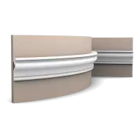 Многофункциональный профиль гибкий Orac Decor DX174f Дюрополимер 2300*60*22 мм