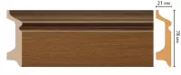 Цветной напольный плинтус Decomaster D122-85 (78*21*2400 мм)
