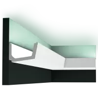 Карниз для скрытого освещения Straight Orac Decor C357 Полиуретан 2000*110*71 мм