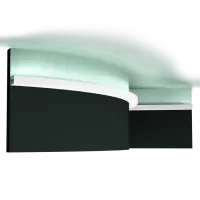 Многофункциональный профиль гибкий Orac Decor CX190F Дюрополимер 2000*30*20 мм