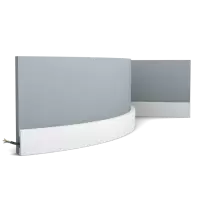 Многофункциональный профиль гибкий Orac Decor SX162F Cascade Дюрополимер 2000*40*10 мм