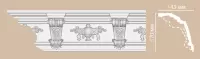 Потолочный плинтус с орнаментом Decomaster DT 9885 (170*140*2400)