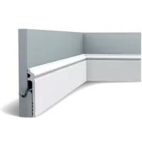 Плинтус Orac Decor SX186 Contour Дюрополимер 2000*138*22 мм