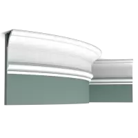 Карниз гибкий Orac Decor C339F Полиуретан 2000*141*64 мм