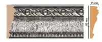 Цветной молдинг Decomaster 152-44 (85*25*2400)