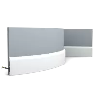 Многофункциональный профиль гибкий Orac Decor SX183F Cascade Полиуретан 2000*75*13 мм