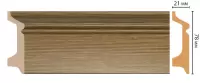 Цветной напольный плинтус Decomaster D122-73 (2400*78*21 мм)