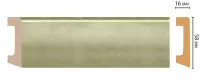 Цветной напольный плинтус Decomaster D234-373 (58*16*2400 мм)