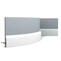 Плинтус гибкий Orac Decor SX172F Дюрополимер 2000*85*14 мм
