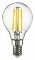 Лампа светодиодная LED FILAMENT E14 220В 6Вт 3000K 933802