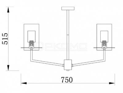 Люстра на штанге Felicity FR5206PL-06FG