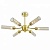 Люстра на штанге Borgy FR5379CL-06G