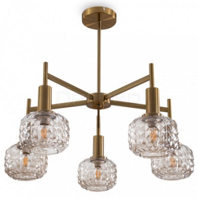 Люстра на штанге Fero FR5366CL-05BS