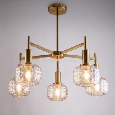 Люстра на штанге Fero FR5366CL-05BS