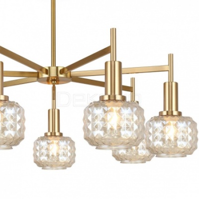 Люстра на штанге Fero FR5366CL-07BS