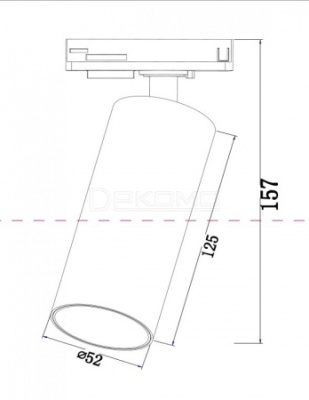 Светильник на штанге Focus LED TR021-1-12W3K