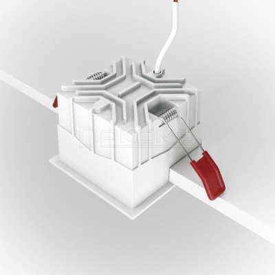 Встраиваемый светильник Alfa DL043-01-15W3K-SQ-W