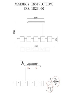 Подвесной светильник Rony ZRS.1209.01