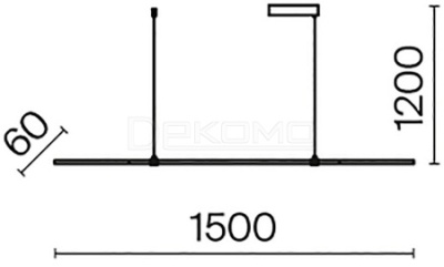 Подвесной светильник Halo MOD005PL-L48BK